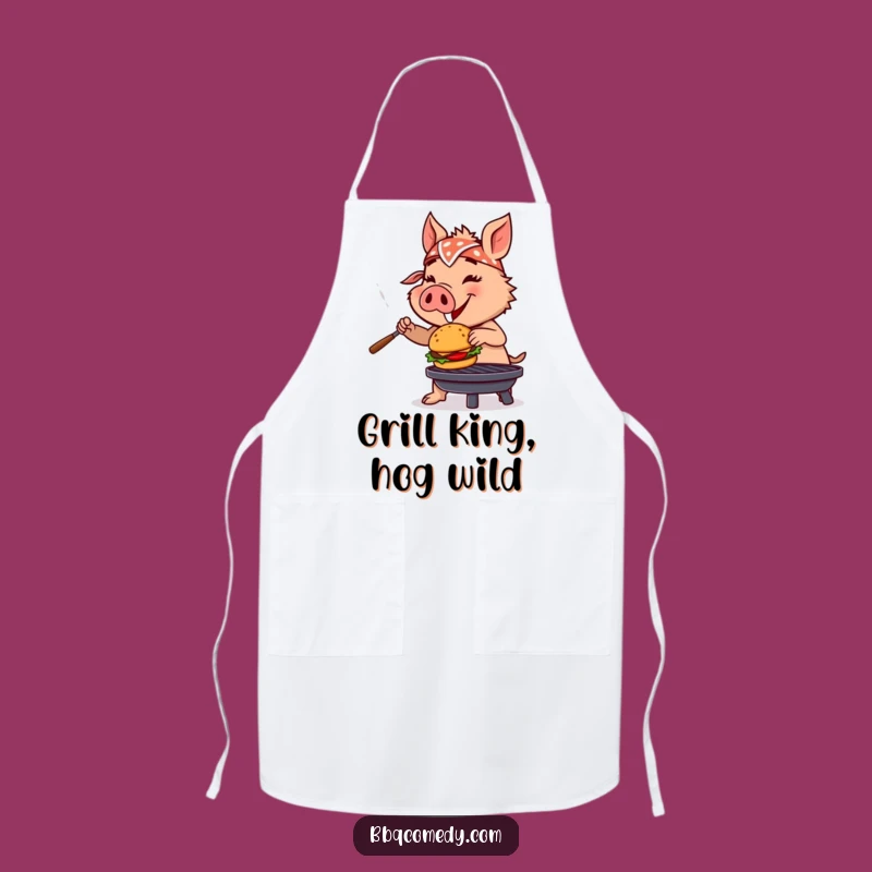 Funny Boar Grilling Apron - Hilarious BBQ Chef Gift for Burger Masters!